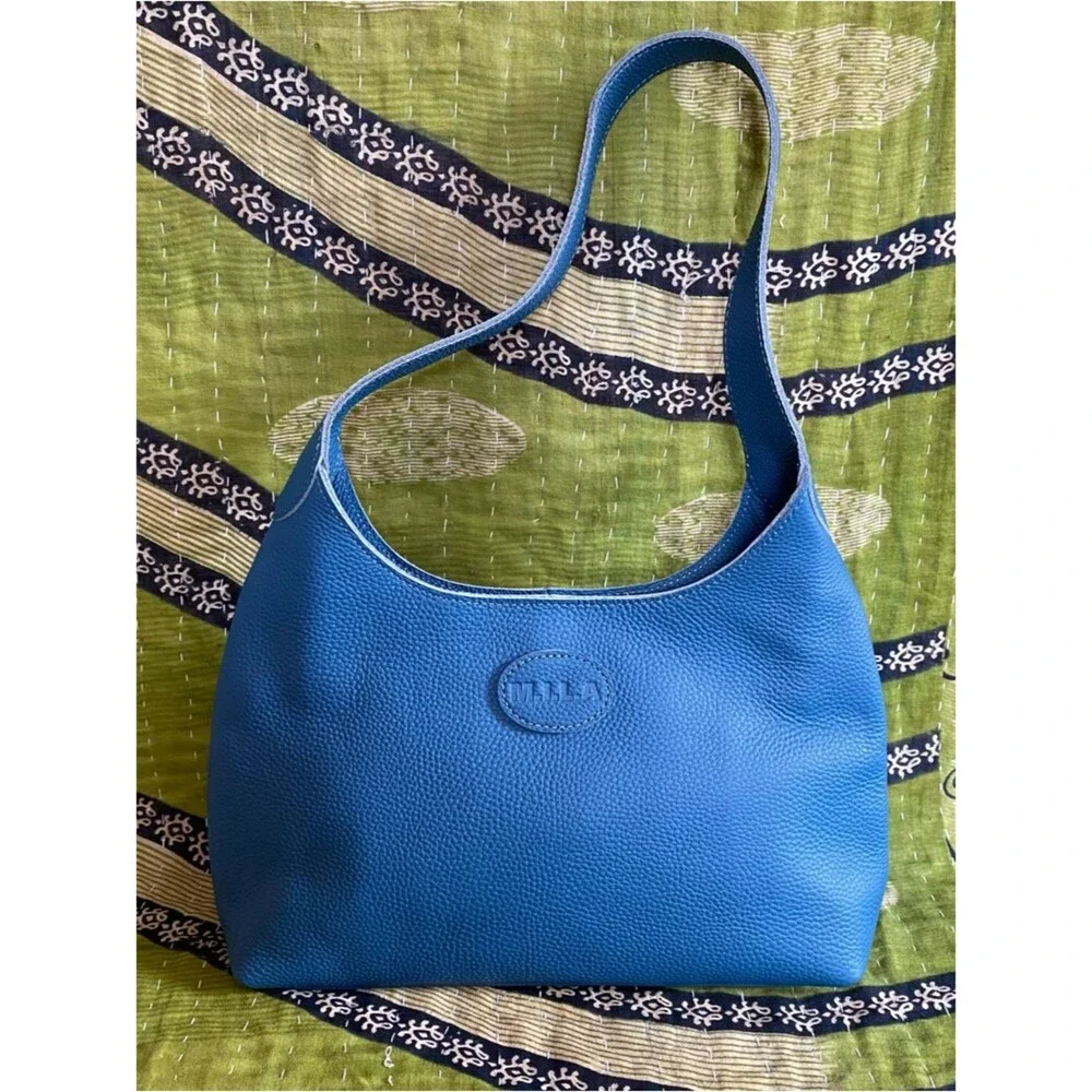 NWOT M.I.L.A Royal Blue Celina Leather High Quality Hobo Bag Best Selling Style